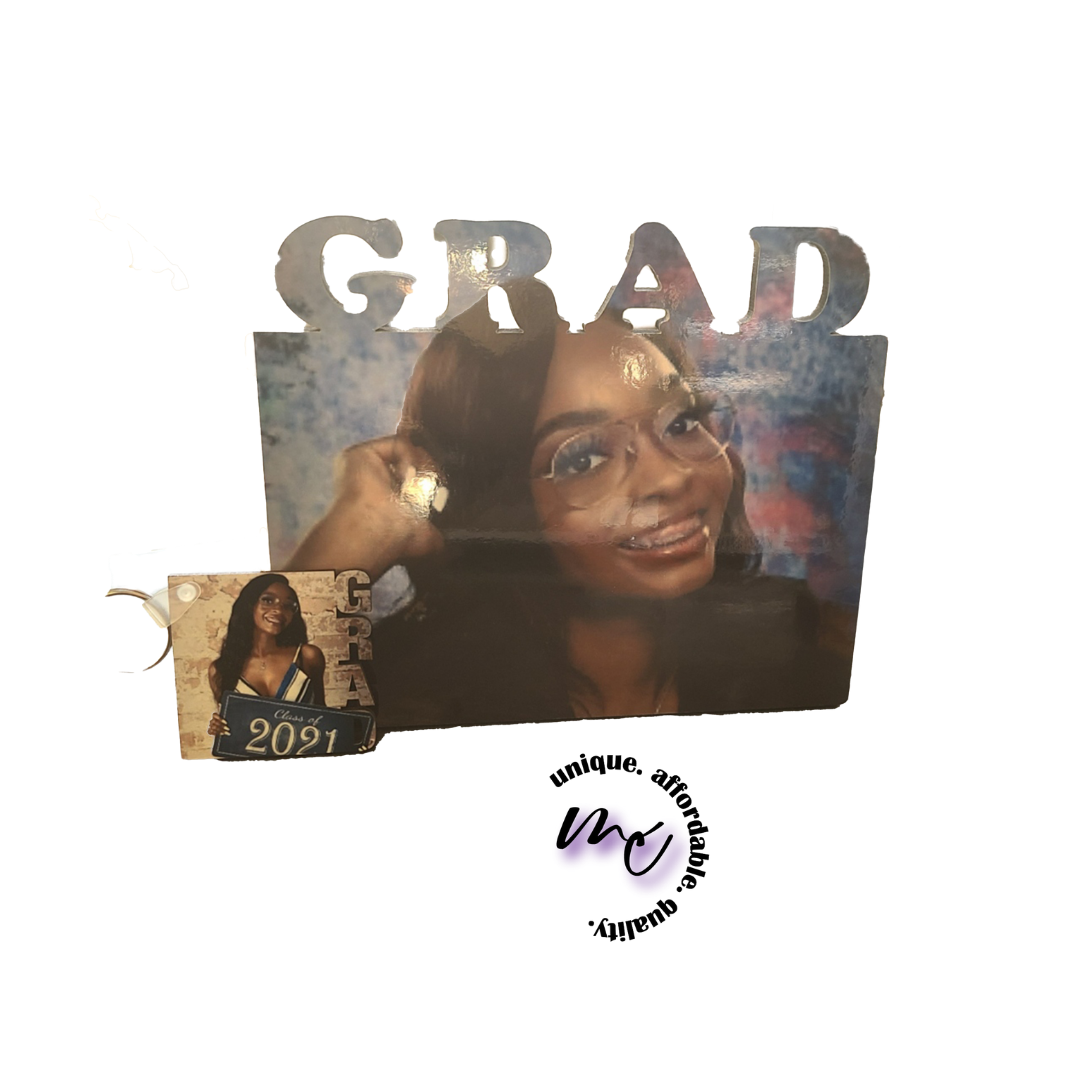 Grad Photo & Keychain Bundle