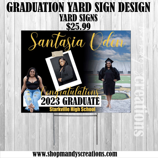 Graduation Yard Sign